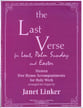 The Last Verse for Lent, Palm Sunday and Easter Organ sheet music cover